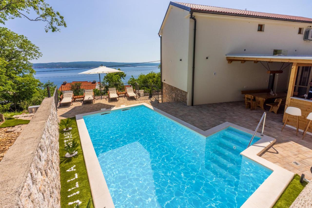 Villa Antani With Heated Pool, Sauna & Jacuzzi Crikvenica Exterior foto